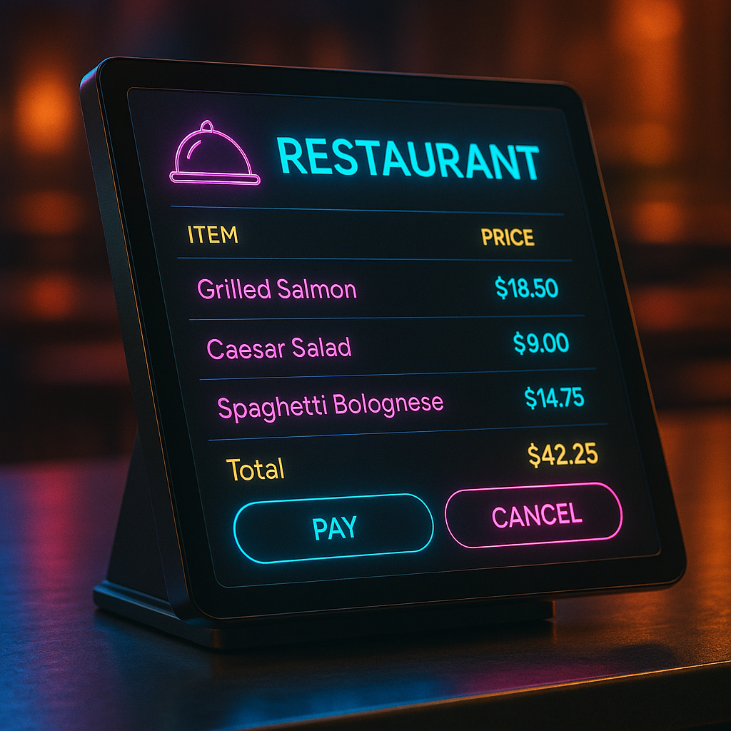 POS Restaurante Neon